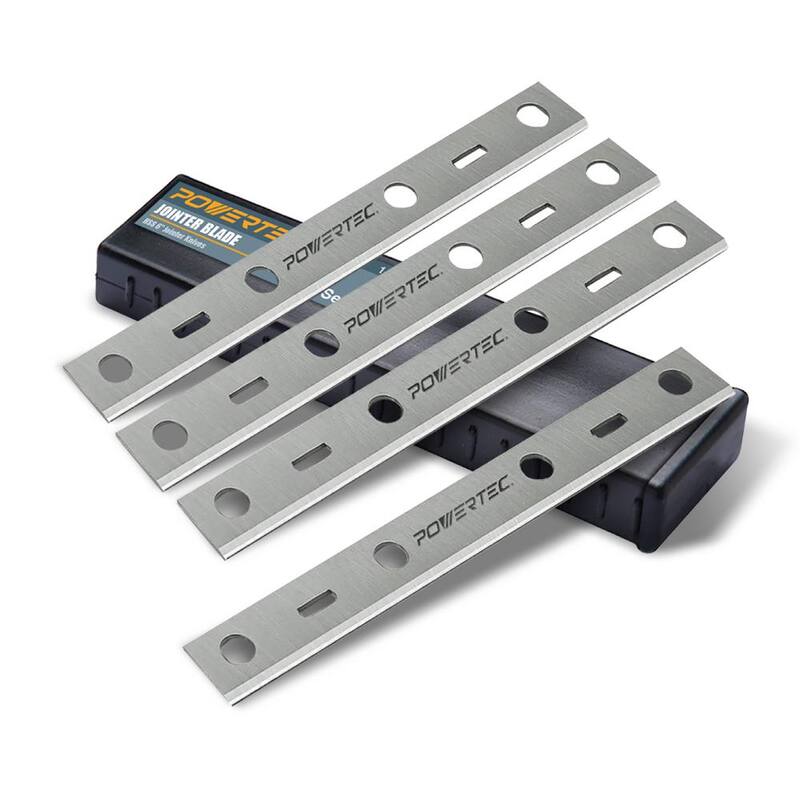 Cuchillas para jointer de acero de alta velocidad de 6 pulgadas para Delta 37-070 JT160, Grizzly G0612, Craftsman 21788 (Juego de 4) - 14801-P2