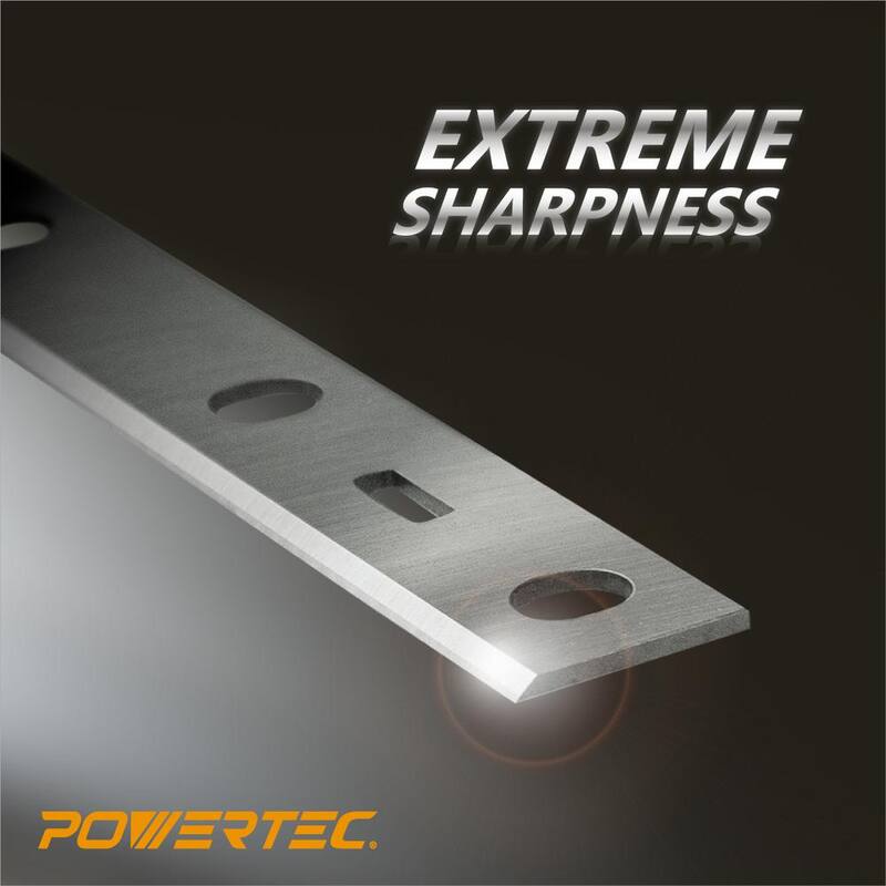 Cuchillas para jointer de acero de alta velocidad de 6 pulgadas para Delta 37-070 JT160, Grizzly G0612, Craftsman 21788 (Juego de 4) - 14801-P2