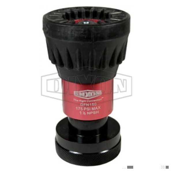 Dixon Global Forestry Fog Nozzle, 1-1/2 in Inlet, Anodized Aluminum Body - GFN150