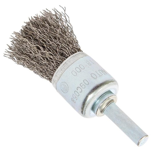 Walter Surface Technologies Allsteel 3/4 in. x.014 in. Wire End Brush-Stainless Steel - 09C058