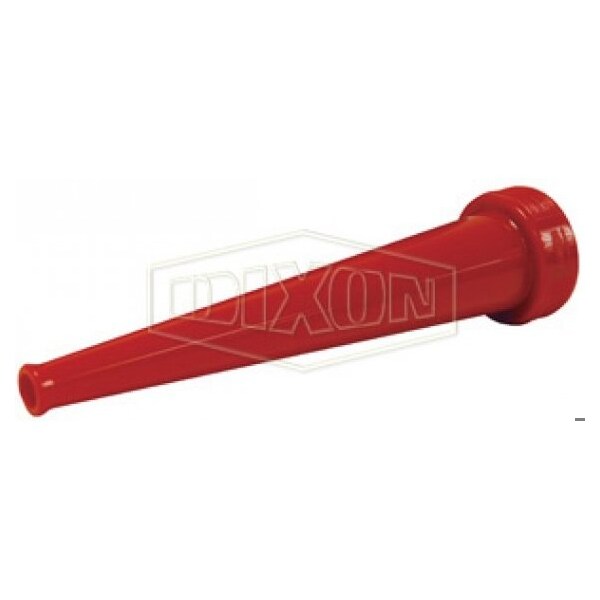 Dixon Plain Nozzle, 1-1/2 in Inlet, Polycarbonate Body, For Use with Hose - PN15