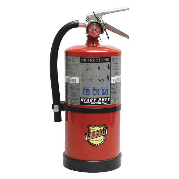 Buckeye Fire Equipment Fire Extinguisher, 10 lb Capacity, Class ABC , UL Rating1A:20B:C , Monoammonium Phosphate - 11351