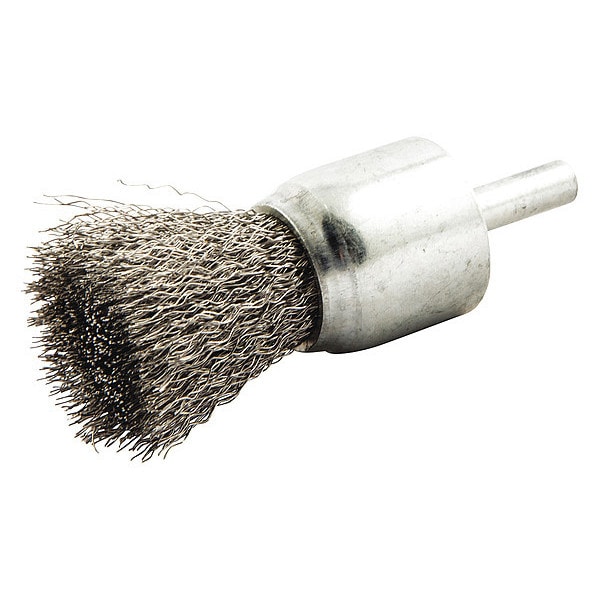 Zoro Select End Brush, Crimped, 1" dia., 22000 rpm - 66252839045