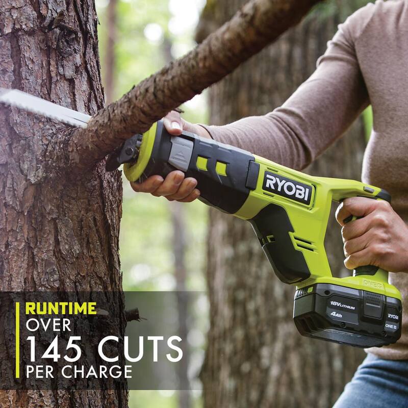 RYOBI ONE+ 18V Kit Combo de 6 herramientas inalámbricas con batería de 1.5 Ah, batería de 4.0 Ah y cargador - PCL1600K2