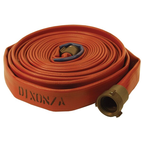 Dixon Nitrile Fire Hose, AL NST 1.5", 50ft, 500lb - H515R50RAF