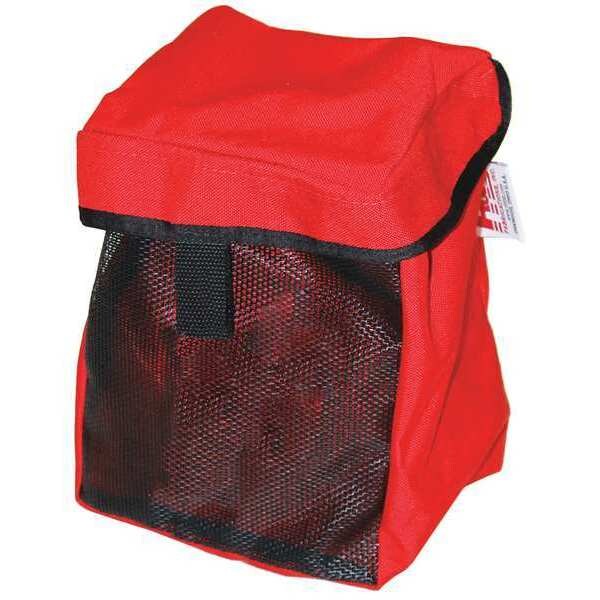 R&B Fabrications Air Mask Bag, Red, 6" L - RB-418-RD
