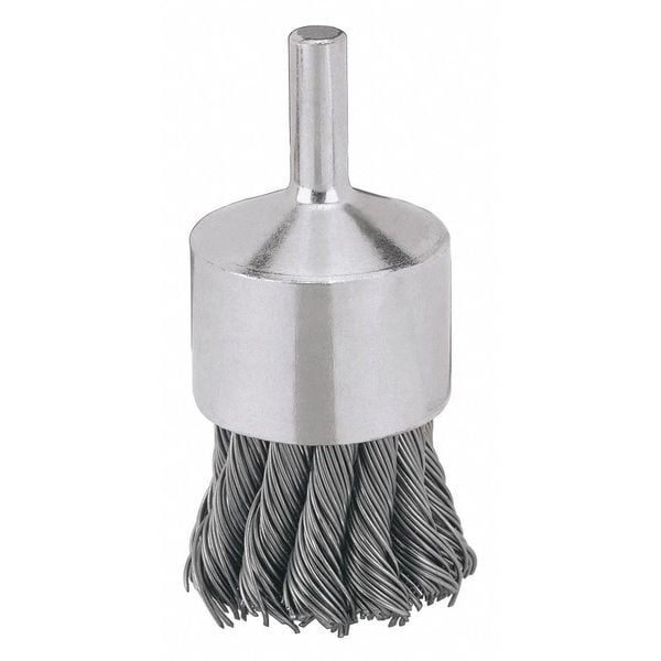 Dewalt 3/4" x 1/4" HP .014 Carbon Knot Wire End Brush - DW49004