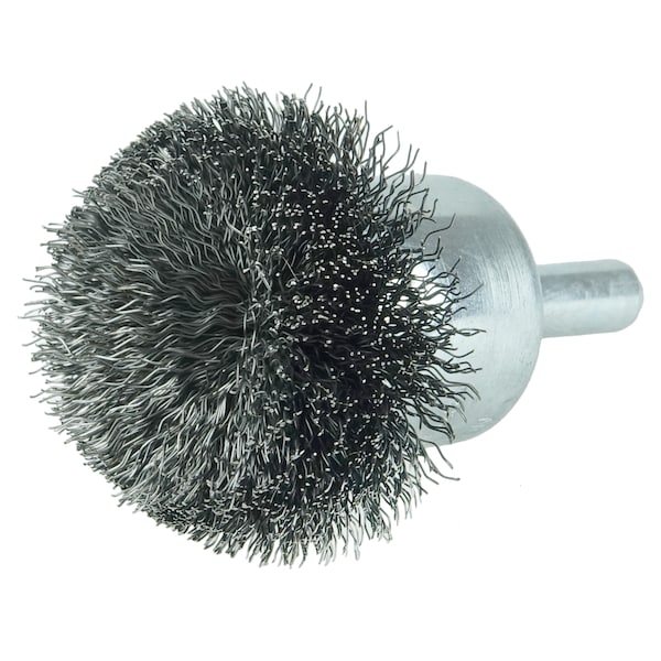 Weiler 1-1/2" Circular Flared Crimped Wire End Brush .008" Steel Fill - 10037