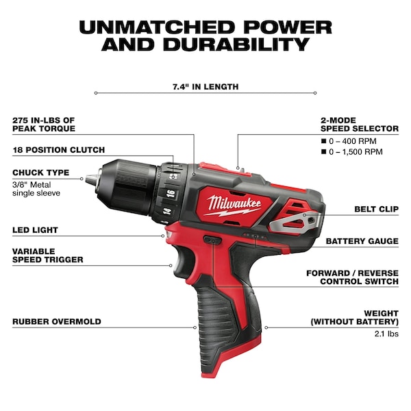 Milwaukee Tool M12 Cordless LITHIUM-ION 4-Tool Combo Kit - 2498-24