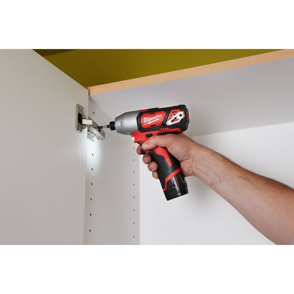 Milwaukee Tool M12 Cordless LITHIUM-ION 4-Tool Combo Kit - 2498-24