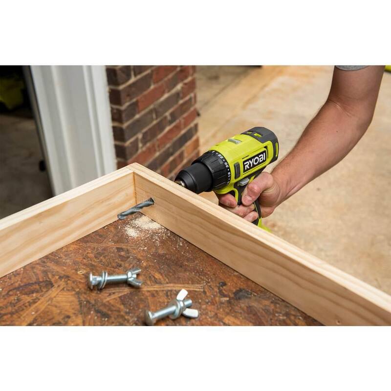 RYOBI ONE+ 18V Kit de Combo Inalámbrico de 10 Herramientas con (1) Batería de 1.5 Ah y (2) Baterías de 4.0 Ah y Cargador - PCL2001K3N