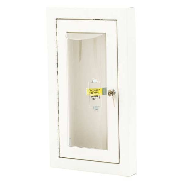 Loma Fire Extinguisher Cabinet, Semi Recessed, 20 3/4 in Height, 5 lb - 7308-BB