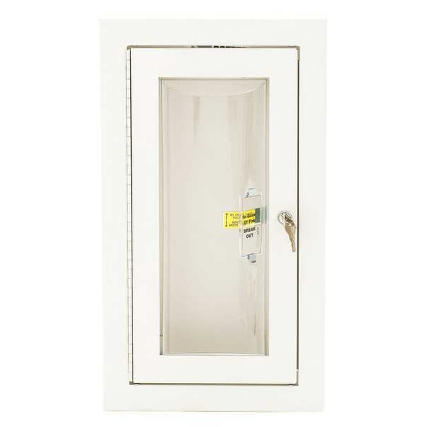 Loma Fire Extinguisher Cabinet, Semi Recessed, 20 3/4 in Height, 5 lb - 7308-BB