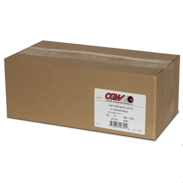 Cgw Abrasives Fast Cut End Brush, 3/4 in, Knot, 0.006 in, Carbon Steel Fill - 49649
