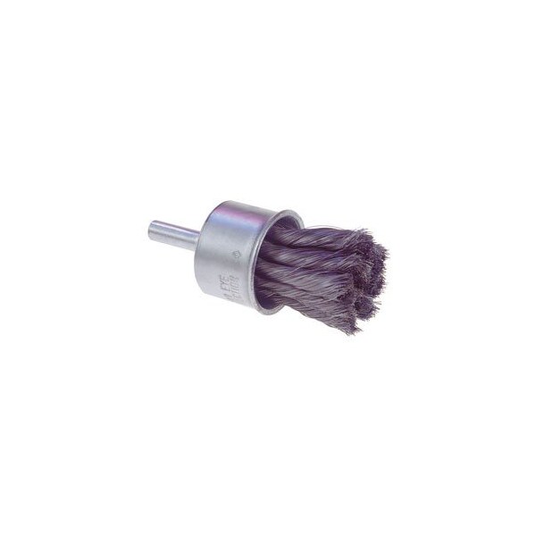 Osborn Knot End Brush, 3/4 in. OD x .0140, Brsh Dia: 3/4in. , Overall Lngth: 2-3/4in. , Fill Dia: 1/64in. - OSB30011