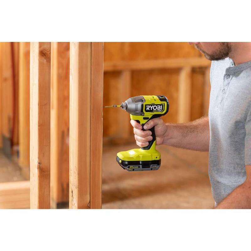 RYOBI ONE+ HP 18V Brushless Cordless 8-Tool Combo Kit con baterías, cargador y bolsa con 2 baterías de alto rendimiento de 6.0 AH GRATIS - PBLCK108K2-PBP2007
