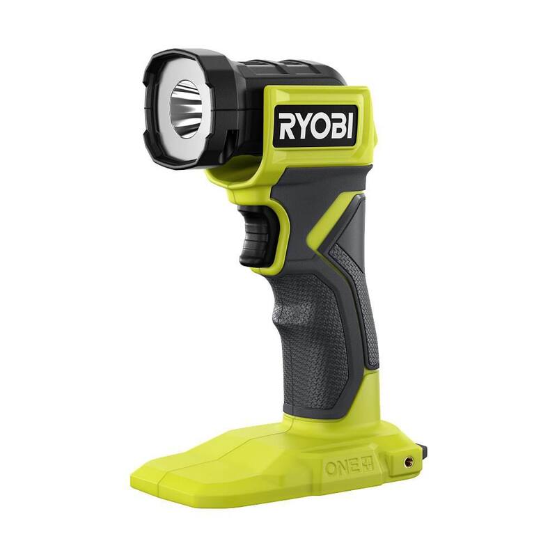 RYOBI ONE+ 18V Juego de Combo de 2 Herramientas Inalámbricas con Luz de Área Compacta y Luz LED (Solo Herramientas) - P796B-PCL660B