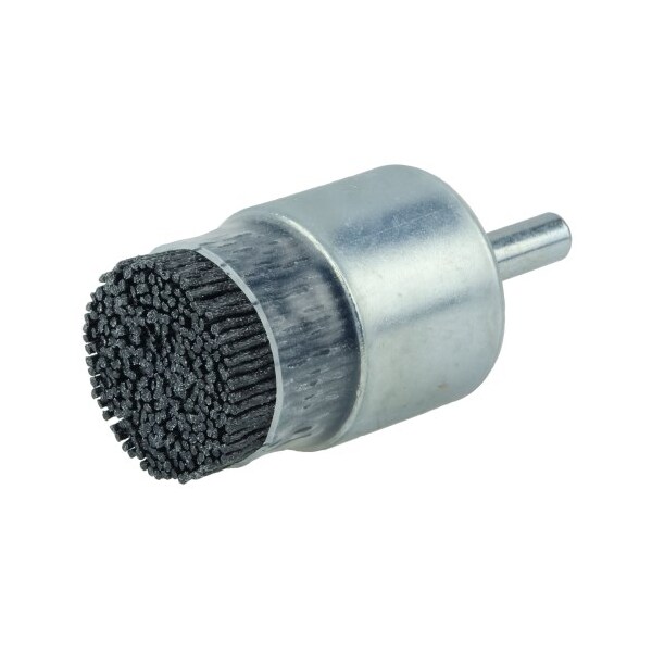 Weiler 1" Burr-Rx End Brush, Coated Cup, .055/80 CG - 86097