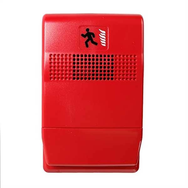 Edwards Signaling Chime, Red, H 27/32 x 4 1/2 In - EG1R-C