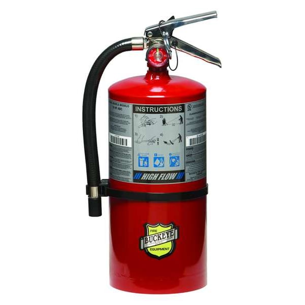 Buckeye Fire Equipment Fire Extinguisher, 10 lb Capacity, Class ABC , UL Rating1A:20B:C , Monoammonium Phosphate - 11350