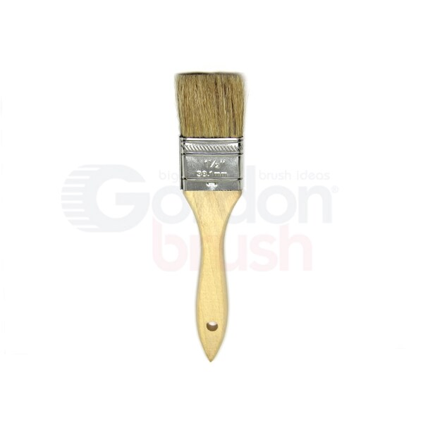 Gordon Brush 1-1/2" Natural Bristle and Wood Handle Chip Brush - TA615