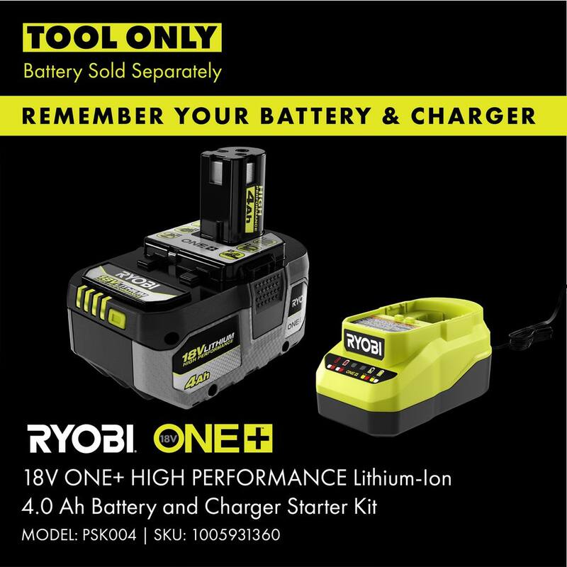 RYOBI ONE+ 18V Cordless 2-Tool Combo Kit with 1/4 Sheet Sander and Jig Saw (Herramientas Solamente) - PCL401B-PCL525B