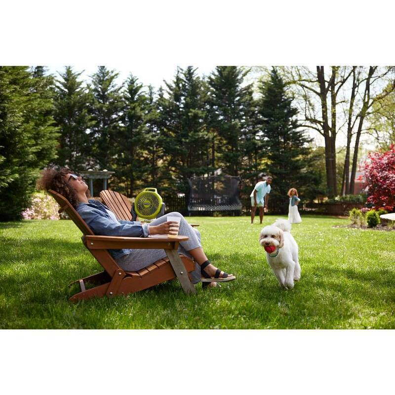 RYOBI ONE+ 18V Kit de Combo Inalámbrico de 2 Herramientas con Bocina con Tecnología Inalámbrica Bluetooth y Ventilador Portátil Híbrido (Herramientas Solamente) - PAD01B-PCL811B