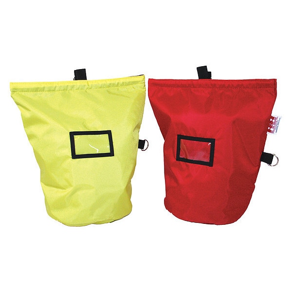 R&B Fabrications Mask Bag, Yellow, 9" L - RB-427-YL