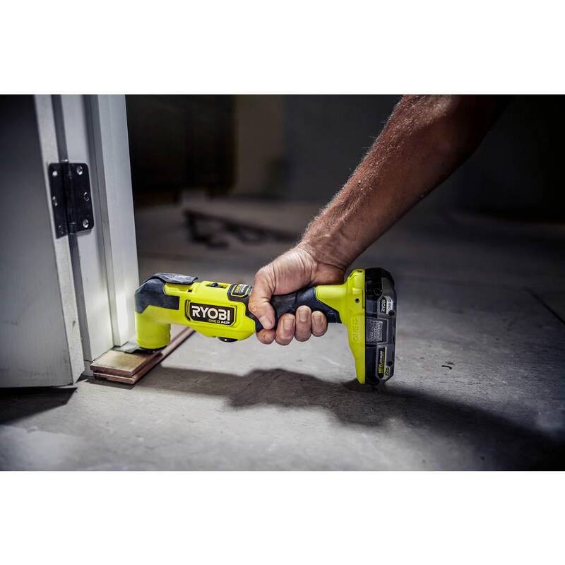RYOBI ONE+ HP 18V Juego de herramientas inalámbricas sin escobillas de 5 piezas con (2) baterías, cargador, bolsa y (2) baterías de alto rendimiento de 6.0 GRATIS - PBLCK105K2-PBP2007