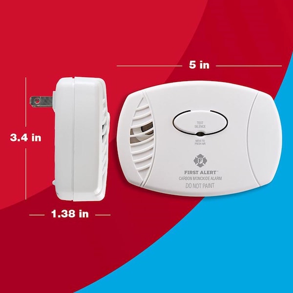 First Alert First Alert Plug-In w/Battery Back-up Electrochemical Carbon Monoxide Detector - 1039734