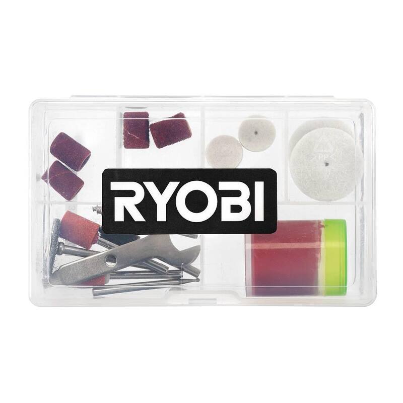 RYOBI Kit Combinado de 2 Herramientas con Baterías de Litio USB, Herramienta Rotativa, Pluma de Pegamento, (2) Baterías USB de Litio de 2.0 Ah y (2) Cables de Carga - FVM51K-FVH56K