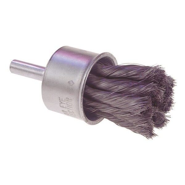 Osborn Knot Wire End Brush, Brush Dia.=1in. , Overall Length=2-3/4in. , Fill Dia.=.014, Max RPM=20,000 - 30395