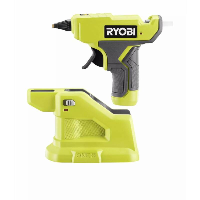 RYOBI ONE+ 18V Juego de Combo Compacto Inalámbrico de 3 Herramientas con Pistola de Pegamento, Luz de Área, Altavoz Bluetooth (Solo Herramientas) - P306-P796B-PAD02B