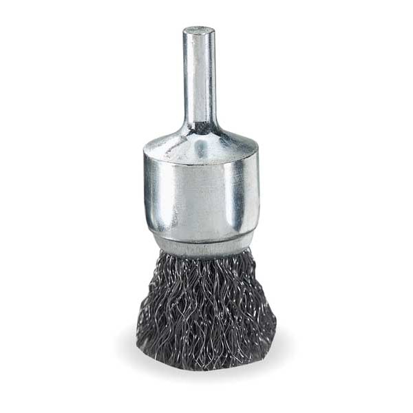 Weiler Crimped Wire End Wire Brush, Stainlesss Steel - 90190