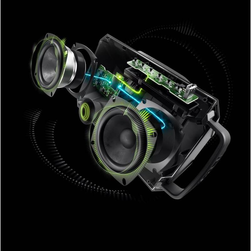 RYOBI ONE+ 18V Kit de Combo Inalámbrico de 2 Herramientas con Altavoz Bluetooth e Inversor de Energía de 150 Watts (Herramientas solamente) - PAD01B-RYi150BG