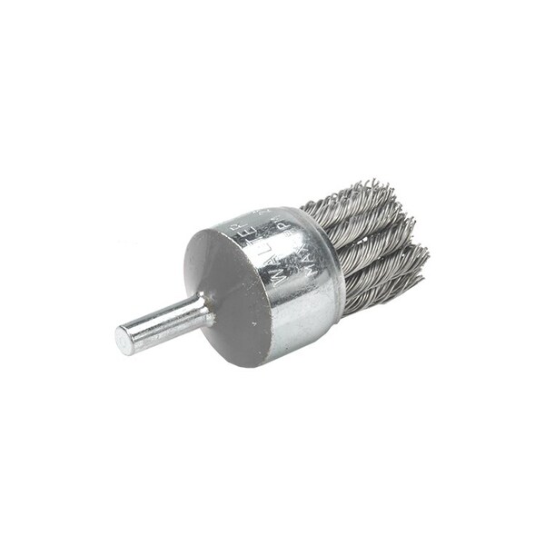 Walter Surface Technologies Allsteel 1-1/8 in. Mtd End Brush Knot Twist - 09C020