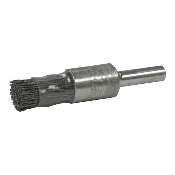 Weiler Burr-Rx 3/8" Coated Cup End Brush, .026/120CG Crimped Fill - 86098