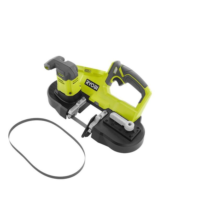 Sierra de banda portátil inalámbrica de 18V ONE+ de RYOBI y cortador de PVC y PEX (solo herramientas) - P590-P593