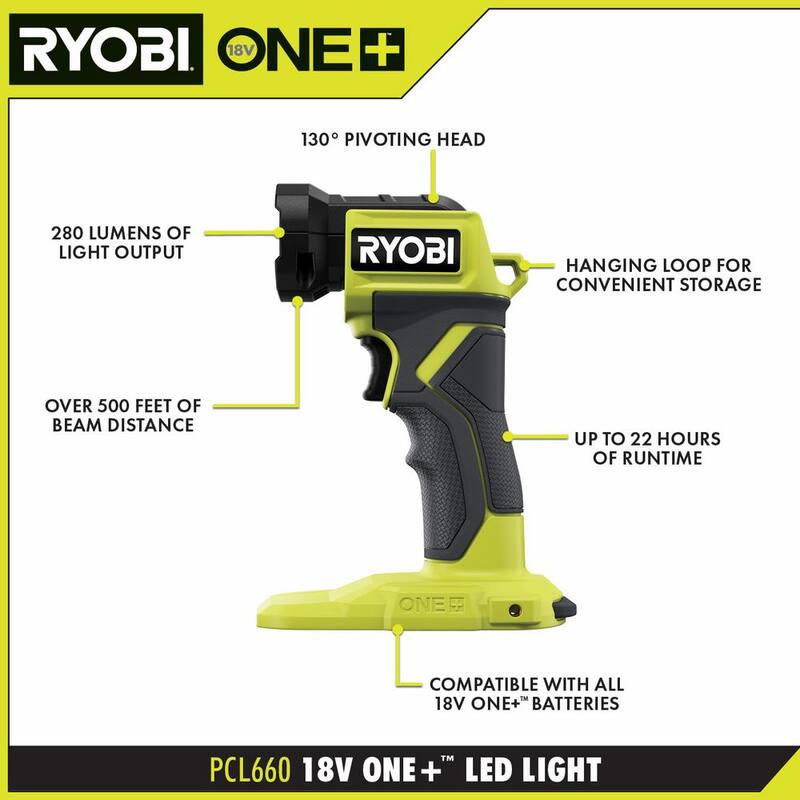 RYOBI ONE+ Kit Combo de 4 herramientas inalámbricas de 18V con batería de 1.5 Ah, batería de 4.0 Ah, cargador y caja de herramientas rodante LINK - PCL1400K2-STM201