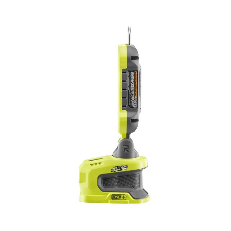 RYOBI ONE+ 18V Combo de 2 herramientas inalámbricas con luz de proyecto LED híbrida y estación de soldadura híbrida (sólo herramientas) - P790-P3100
