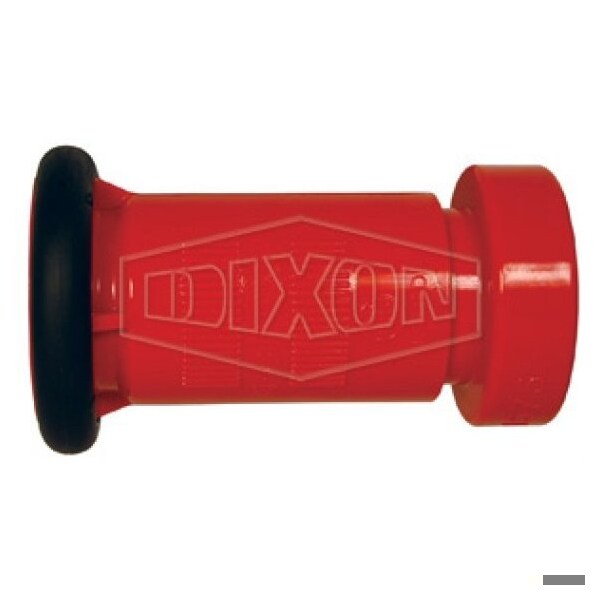 Dixon Standard Flow Fog Nozzle with Bumper, 1-1/2 in Inlet, Red Polycarbonate Body - CFB150NYF