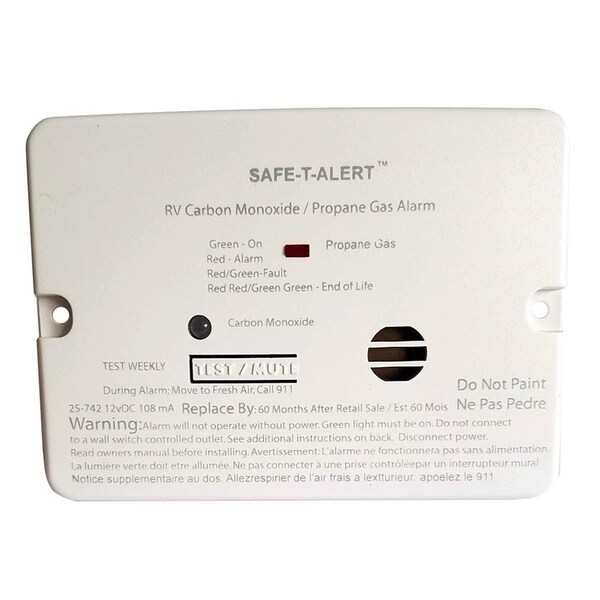 Water World Combo Carbon Monoxide Propane Alarm White - WA3291681