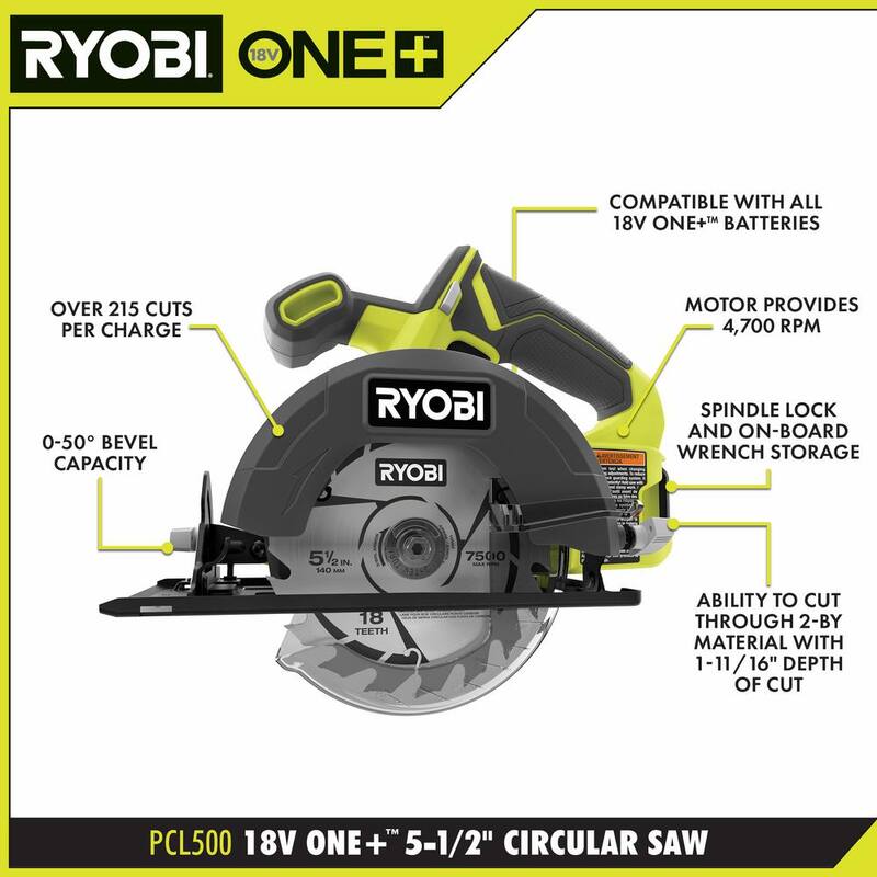 RYOBI ONE+ 18V Kit de Combinación Inalámbrico de 4 Herramientas con Batería de 1.5 Ah, Batería de 4.0 Ah, Cargador y Altavoz de Abrazadera (Paquete de 2) - PCL1400K2-PCL6152P