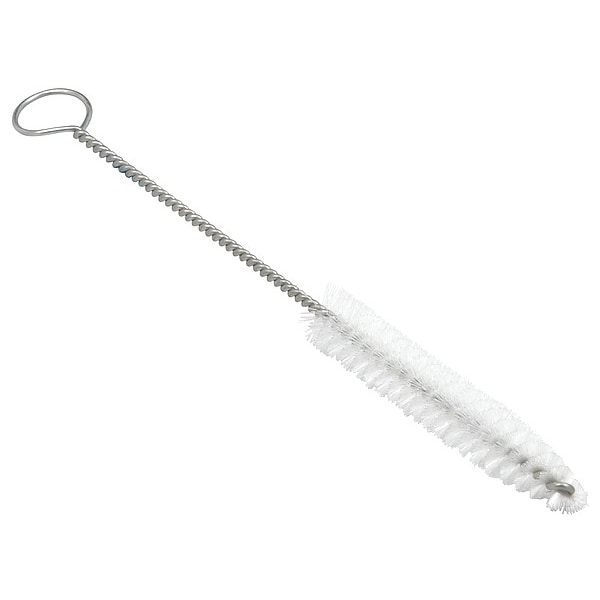 Tanis Micro Tube Wire Brush, Nylon, Natural, 7" OAL - 901767