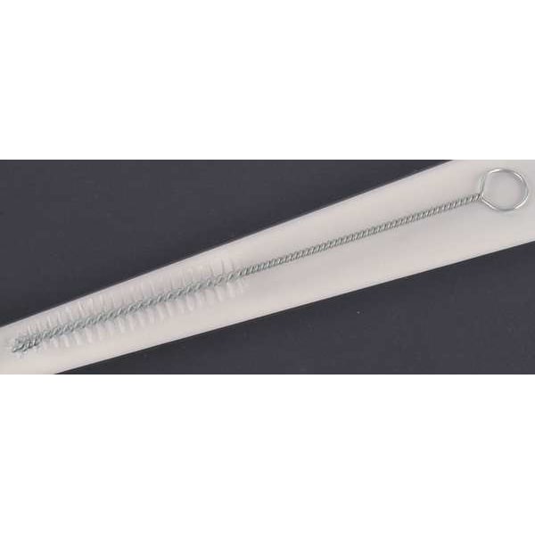 Tanis Micro Tube Wire Brush, Nylon, Natural, 7" OAL - 901767