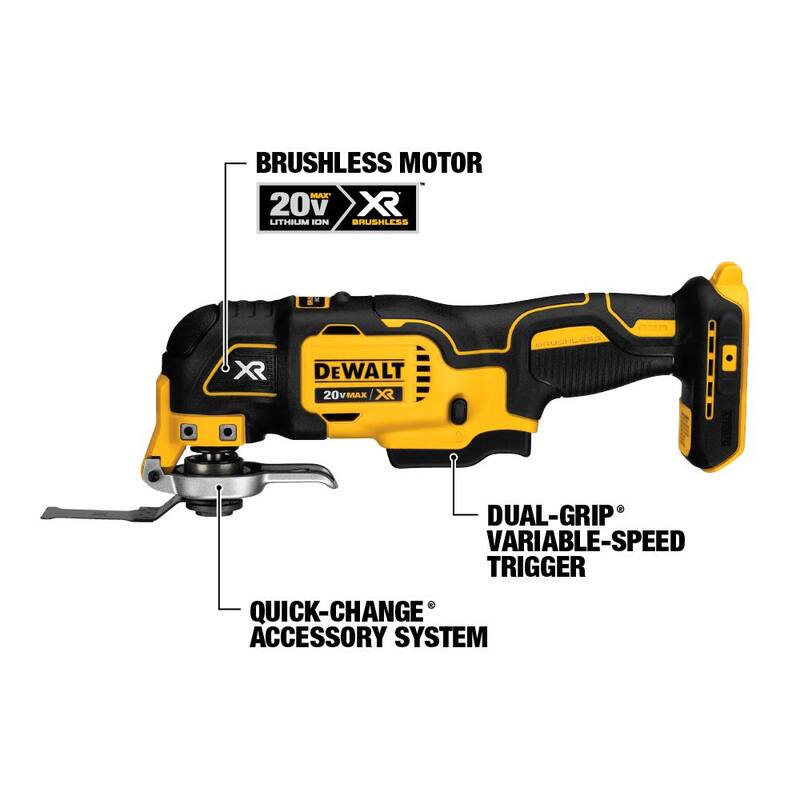 Juego de 9 herramientas DEWALT 20V MAX inalámbrico y llave de impacto inalámbrica 1/2 in. DEWALT 20V MAX XR con (2) baterías de 20V 2.0Ah y cargador - DCK940D2WCF891B