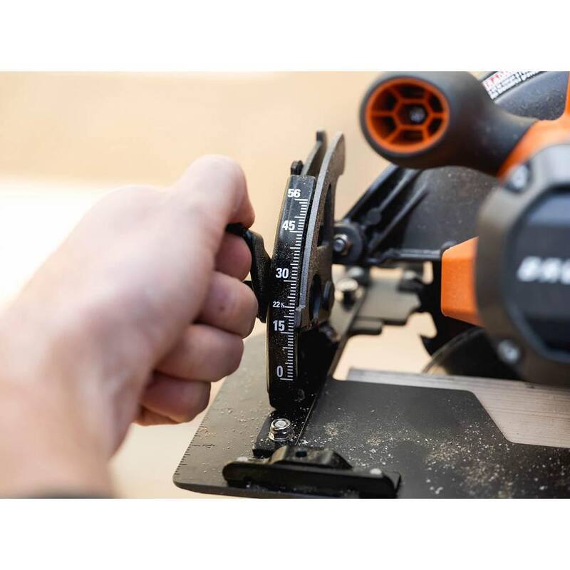 Kit combinado de 2 herramientas inalámbricas RIDGID 18V Brushless con taladro martillo, atornillador de impacto, baterías, cargador, bolsa y sierra circular - R9208-R8657B
