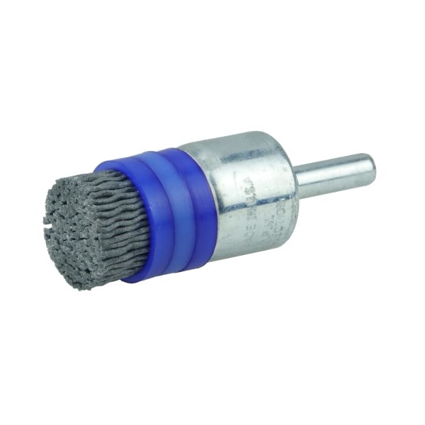 Weiler 3/4" Banded Nylox End Brush, .035/180SC Crimped Fill - 11165