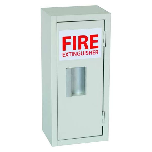 Zoro Select Fire Extinguisher Cabinet, Surface Mount, 17 15/16 in Height, 5 lb - 35GX42