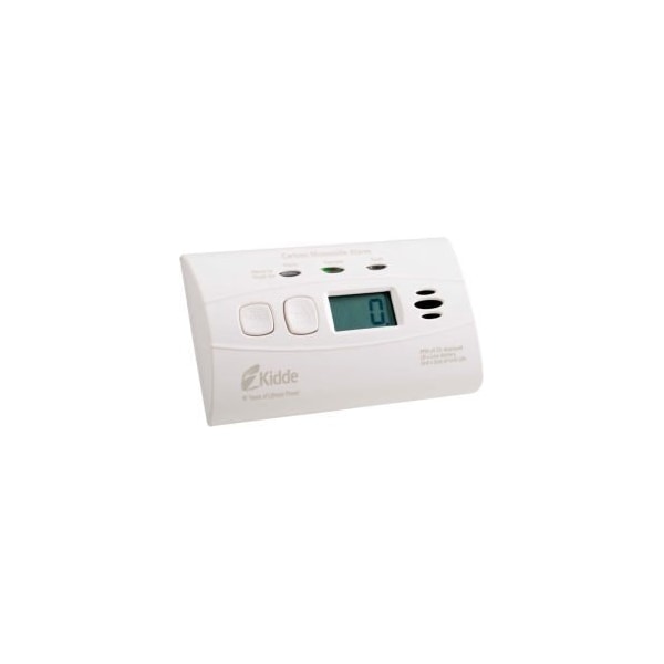 Kidde Kidde C3010D Worry-Free CO Alarm with Digital Display, 10-Year Sealed Lithium Battery Operated - 21010047